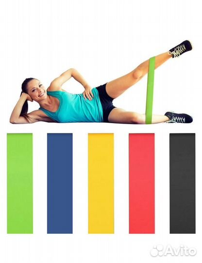 Новый комплект фитнес резинок