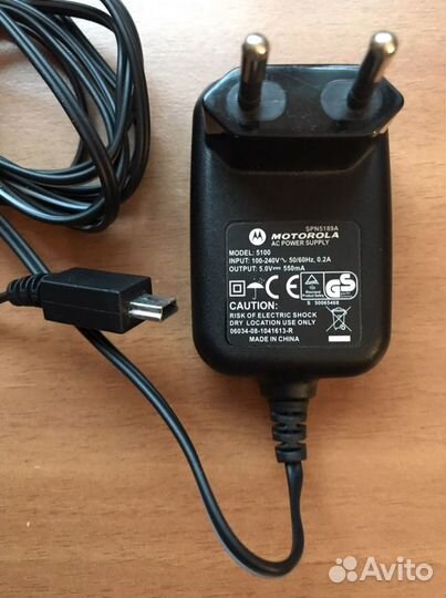 Блок питания Motorola (mini USB)