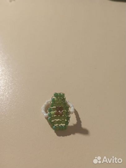 Кольцо из биссера