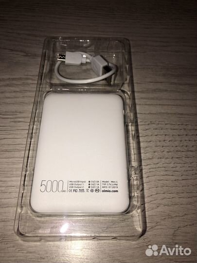Внешний аккумулятор, power bank 5000