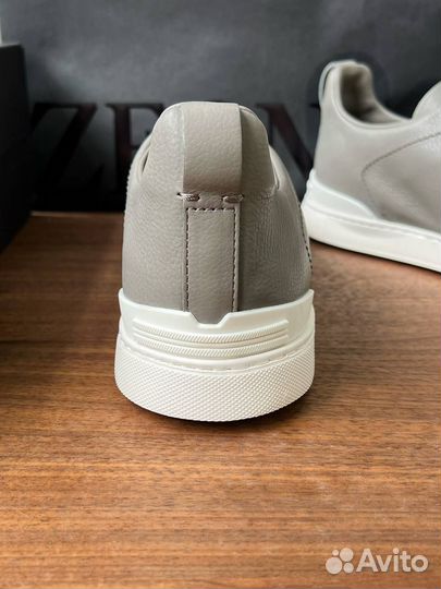 Zegna слипоны кожаные