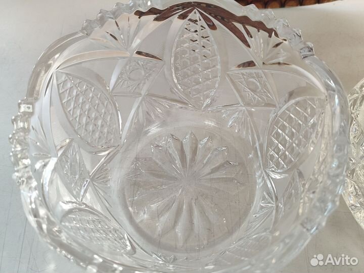 Салатники хрустальные СССР