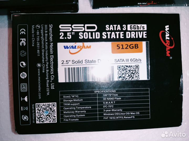 Ssd 512gb новые