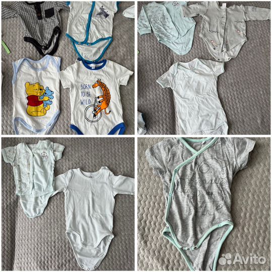 Детские вещи пакетом на мальчика 56 62 68