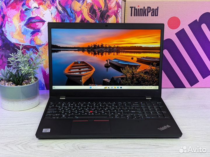 Мощный ThinkPad T15p G1 i7-10750H 32GB 1TB GTX1050