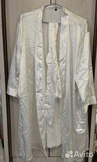 Халат женский шелковый