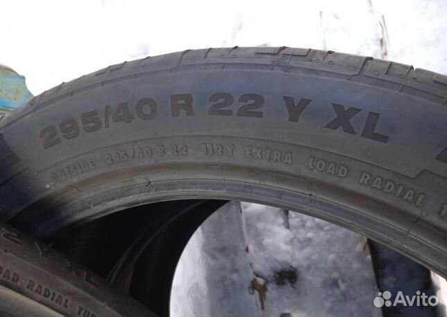 Continental ContiSportContact 5 295/40 R22