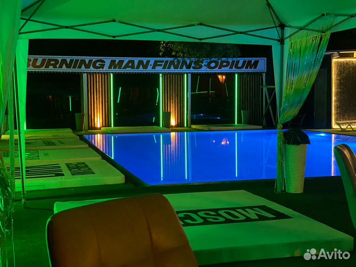 Аренда лофта с бассейном под мероприятия