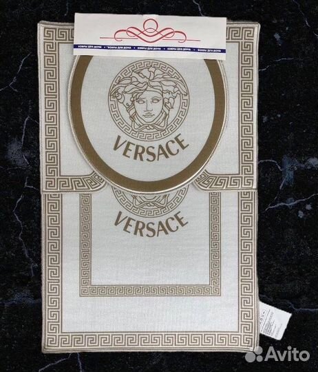 Новые Коврики Versace для ванной комнаты 3в1