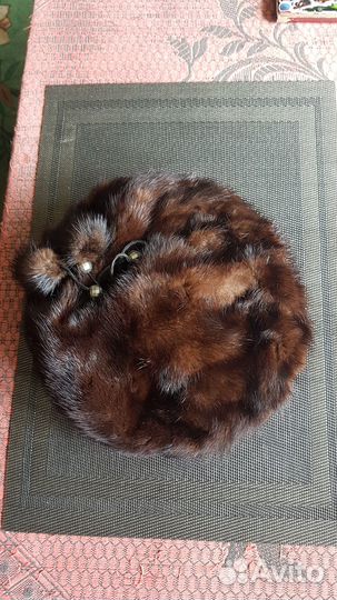 Берет женский норковый