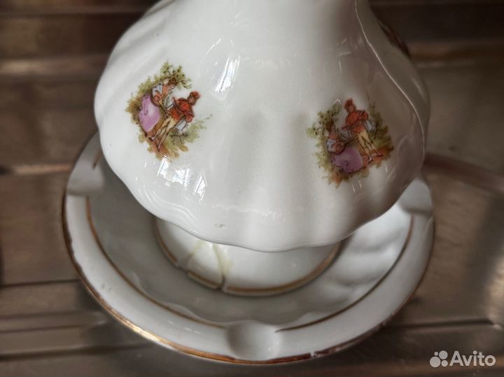 Парные вазы фарфор винтаж