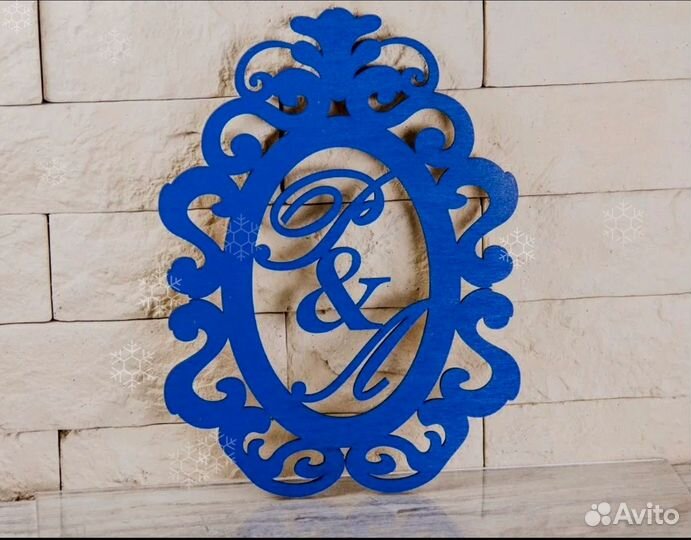 Монограмма на свадьбу / свадебный герб