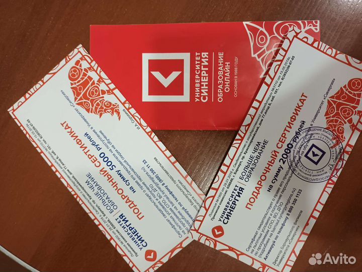 Купон Университет Синергия