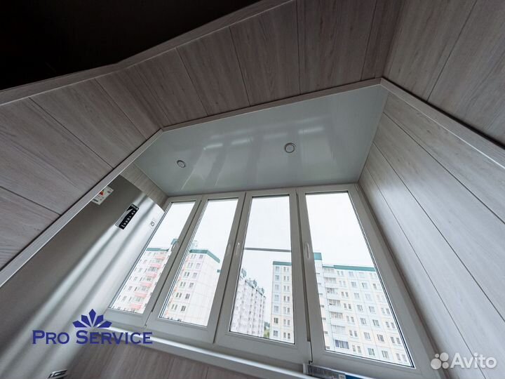 Остекление балконов лоджий под ключ