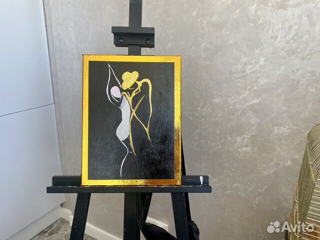 Картина - силуэты холст ручная работа