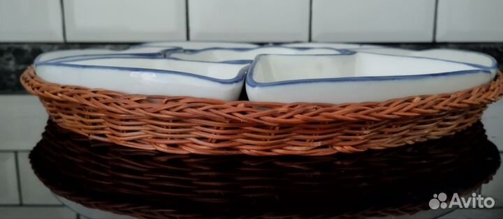 Менажница керамическая