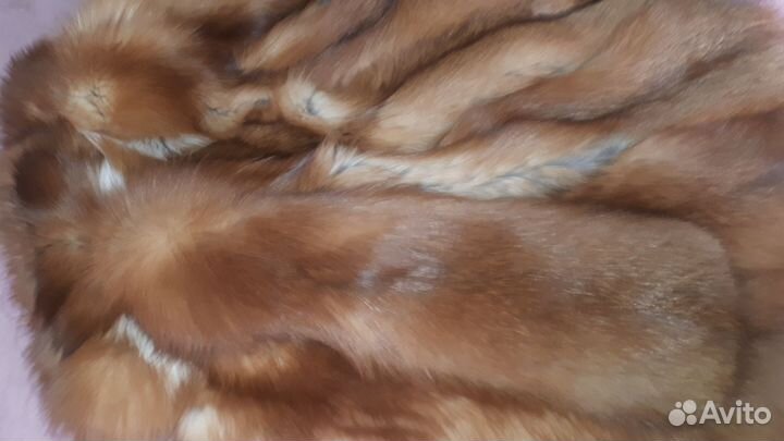 Шуба из лисы огневки