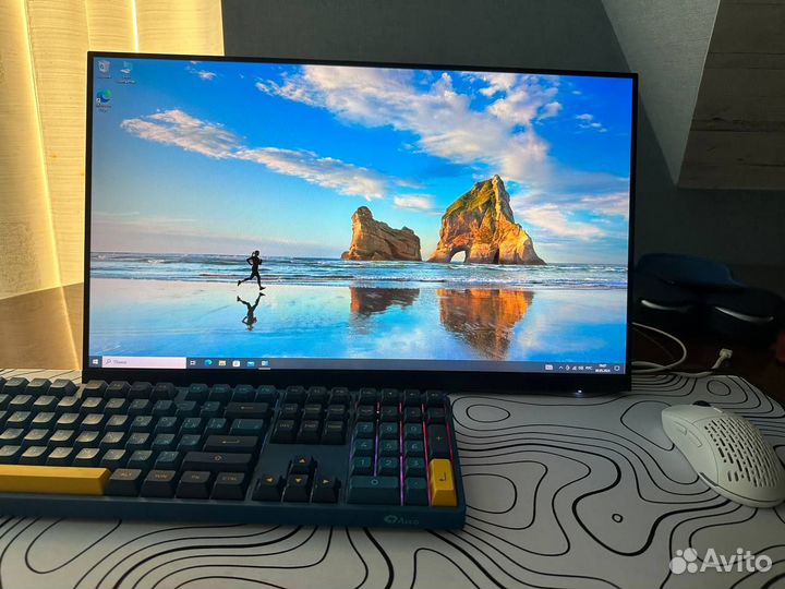 Мощный игровой компьютер с монитором RX6600 8GB gi
