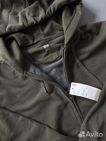 Мужское худи Uniqlo Sweat Full-Zip Hoodie