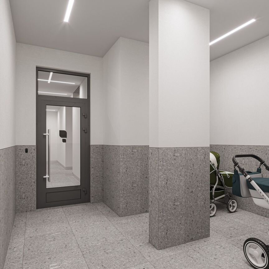 2-к. квартира, 52,4 м², 1/23 эт.