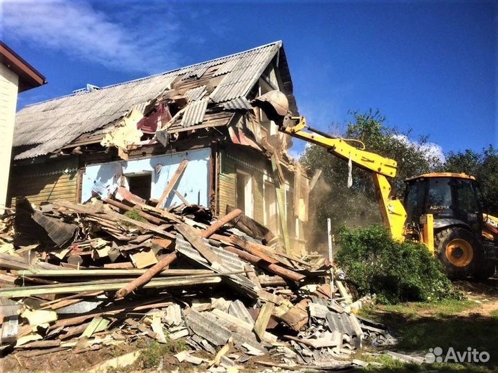 Демонтаж сданий. Снос домов