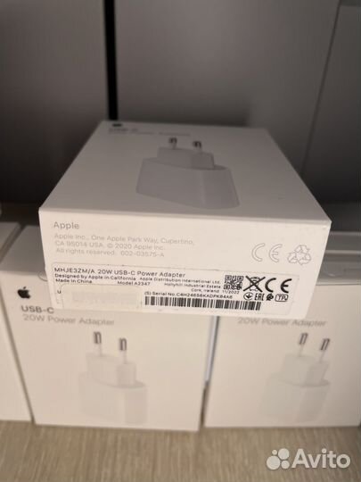 Адаптер для iPhone 20W Оригинал Гарантия 12 мес