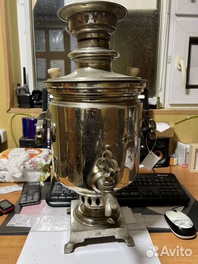 Самовар Тейле царский до 1917 года 4 литра