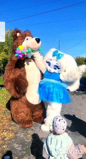 Белый Мишка, Ростовые куклы на Ваш праздник