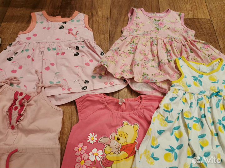 Вещи пакетом для девочки 86 92