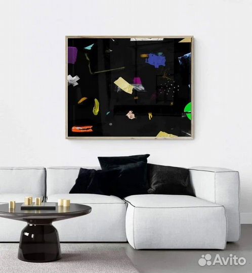 Стильная картина маслом на холсте для интерьера