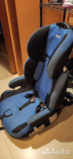 Детское автокресло 9 до 36 кг с изофикс Siger