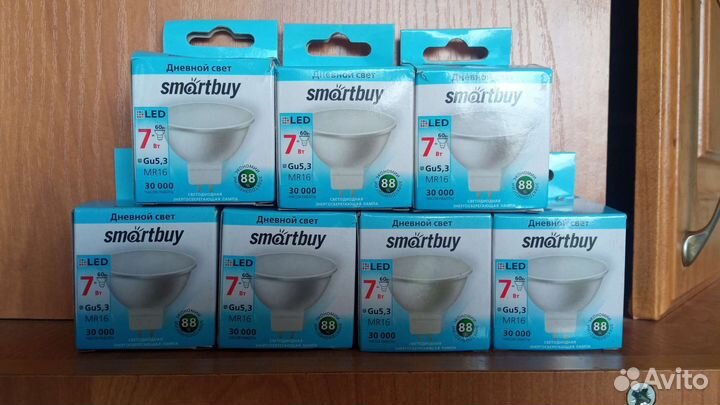 Светодиодные лампы Smartbuy 7W GU5.3