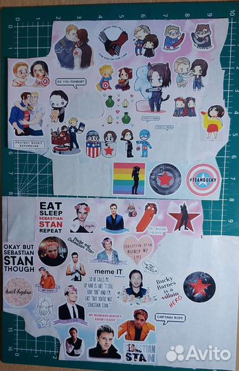 Стикеры Марвел