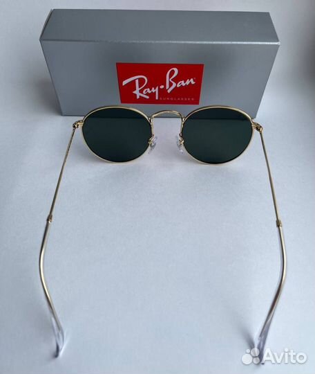 Очки Ray Ban Round Metal зеленые