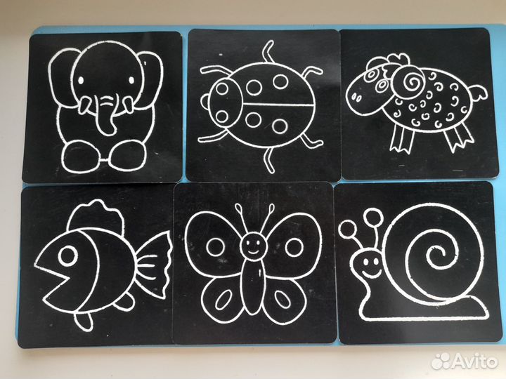 Доска для рисования мелом дома для малышей от года