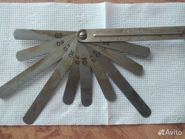 Щупы и радиусные шаблоны СССР