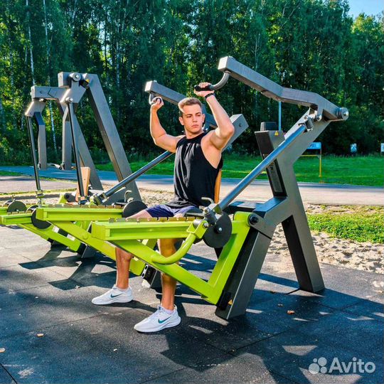 Уличный тренажер Жим вверх с переменной нагрузкой