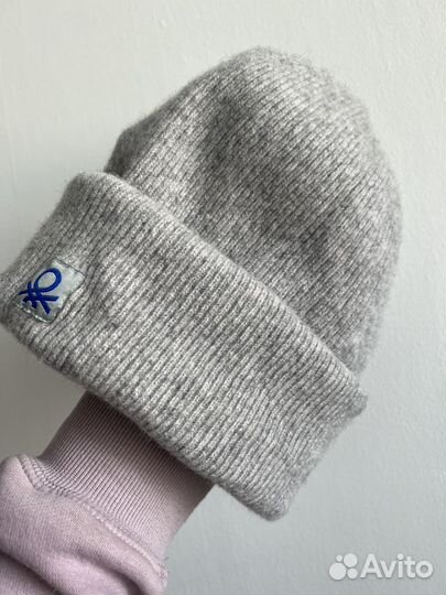 Серая Шапка детская benetton
