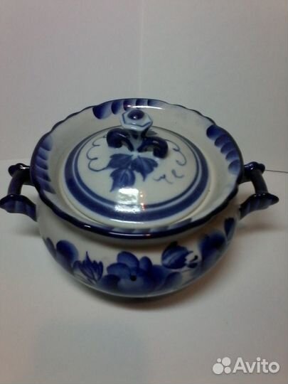 Сахарница гжель