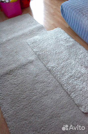 Коврик белый, после химчистки