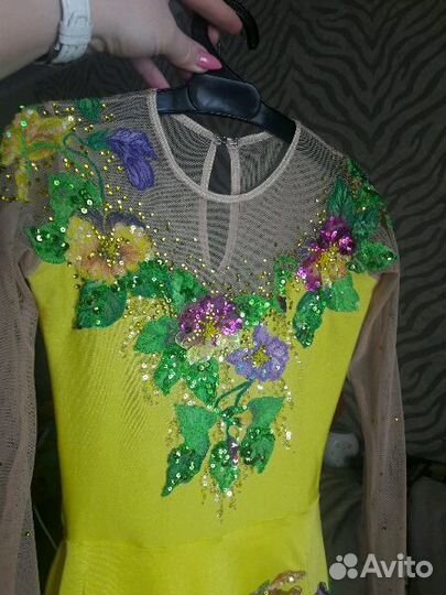 Купальник гимнастический р 38