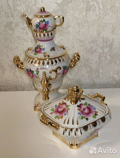 Самовары сувенирные Гжель, коллекция