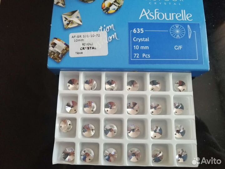 Стразы пришивные Asfour crystal