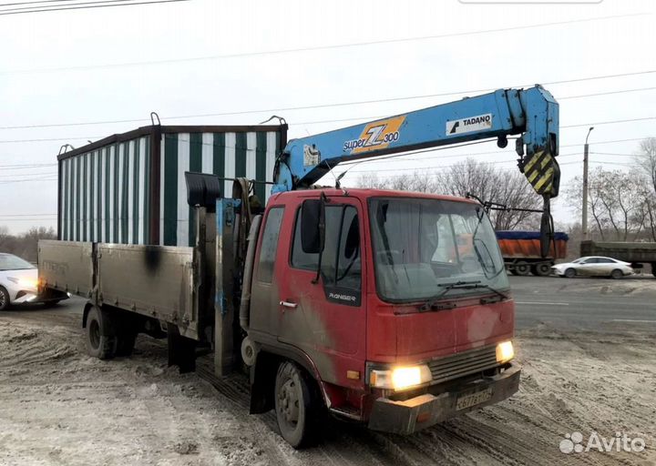 Аренда и услуги манипулятора, стрела 3 т, 9 м, борт 5 т, 6 м