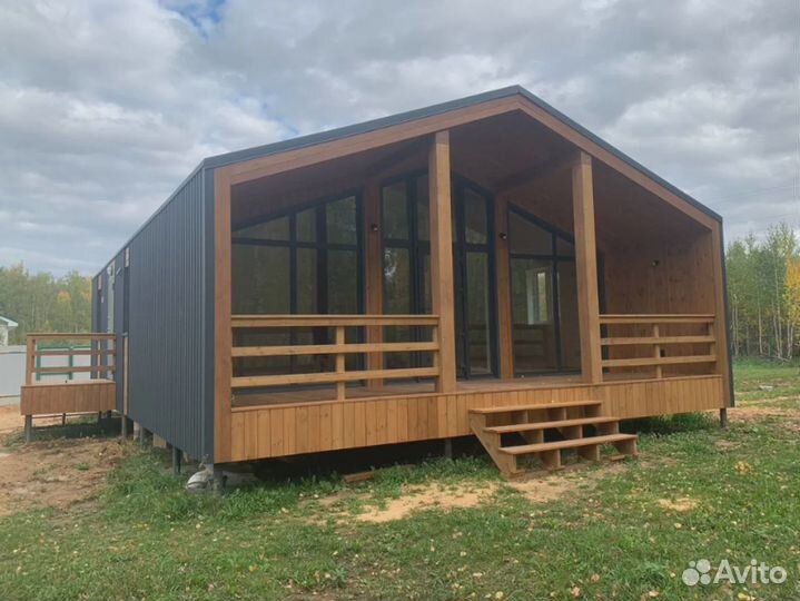 Готовый каркасный модульный дом под ключ