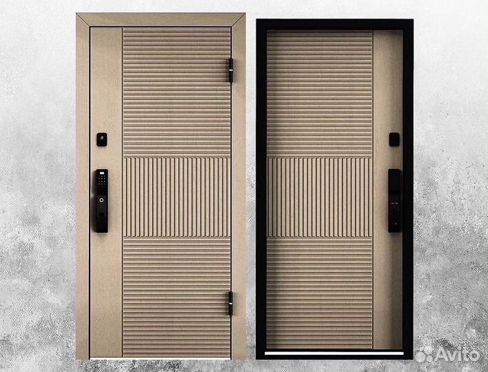 Металлическая дверь панель 3D с подсветкой