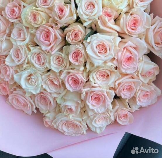 Нежный букет из роз