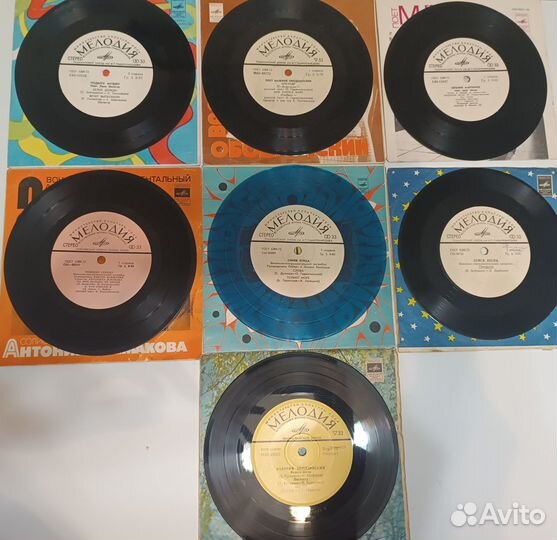 Виниловые и гибкие пластинка СССР