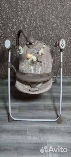 Детские электронные качели для новорожденных