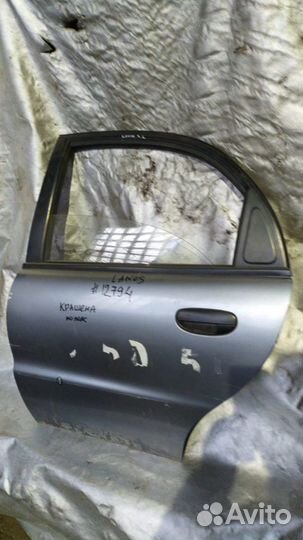 Дверь задняя левая Шевроле Ланос